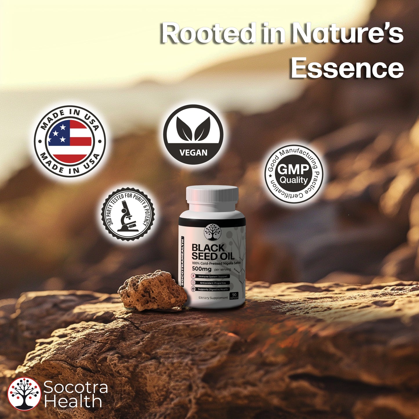 Black Seed Oil - 100% Cold-Pressed Black Cumin Capsules