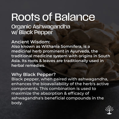 Organic Ashwagandha w/ Black Pepper