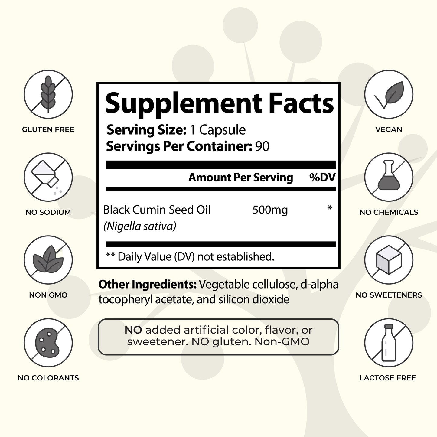 Black Seed Oil - 100% Cold-Pressed Black Cumin Capsules
